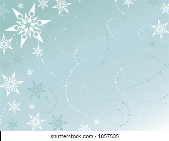 Snow swirls in a blizzard with this wintry background.