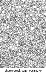 Snow texture vector illustration, hand drawn