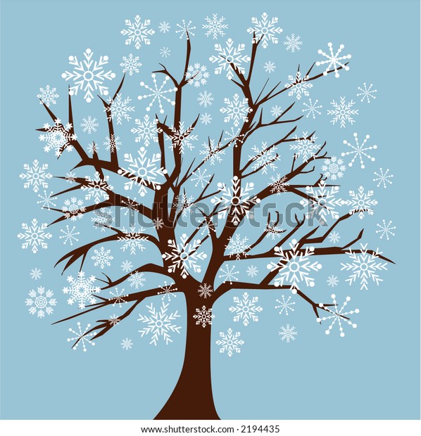 Snow Tree Stock Vector (Royalty Free) 2194435
