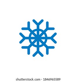 Snow vector , Abstract Winter Logo