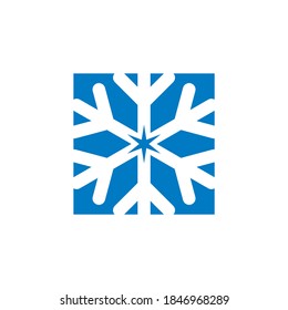 Snow vector , Abstract Winter Logo
