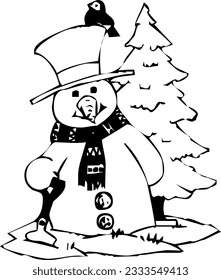 snow vector drawing image Files