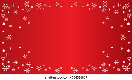 Snow vector. free space for text.