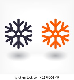 Icono vectorial de Nieve
