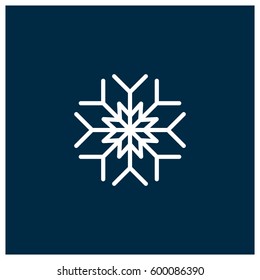 Snow vector icon