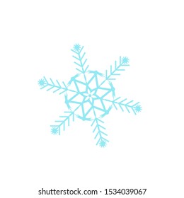 snow vector icon on a white background