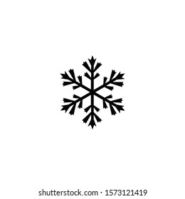 Snow vector icon on a white background