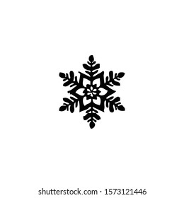 Snow vector icon on a white background