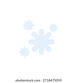 Snow vector icon. Weather icon flat style. perfect use for logo, presentation, website, and more. modern icon design color style