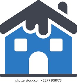 ilustración del vector de nieve en un fondo transparente. Símbolos de calidad superior. Iconos vectoriales de glifos para diseño de conceptos y gráficos.