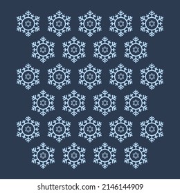 Snow vector minimalist line art background