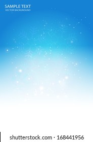 Snow vector shiny vector  design template - Vector Christmas background illustration