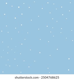 Schnee in Vektorgrafik, Schneeflocken auf blauem Hintergrund 