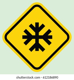 Snow warning gray