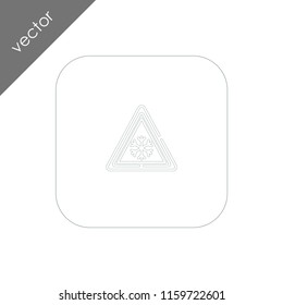 snow warning icon