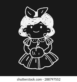 snow white doodle