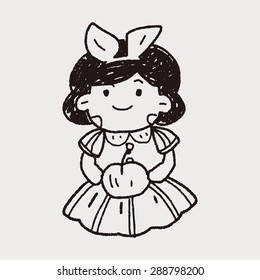 snow white doodle