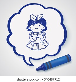 snow white doodle