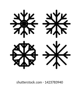 Snow white element icon , black color