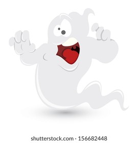 snow white ghost vector