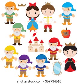 Snow White vector illustration