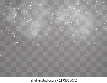 Snow and wind on a transparent background. White gradient decorative element.vector illustration. winter and snow with fog. wind and fog.