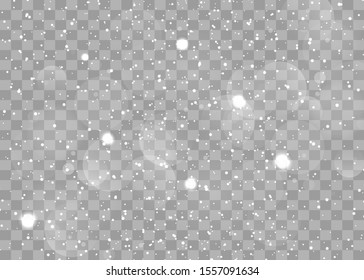 Snow and wind on a transparent background. White gradient decorative element.vector illustration. winter and snow with fog. wind and fog.