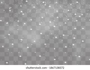 Snow and wind on a transparent background. White gradient decorative element.vector illustration. winter and snow with fog. wind and fog.