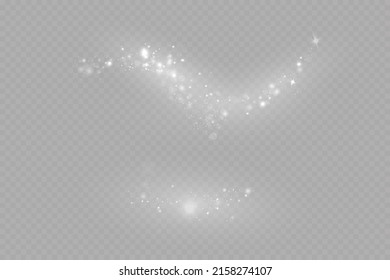 Snow and wind on a transparent background. Winter and snow.Christmas dust.Vector
