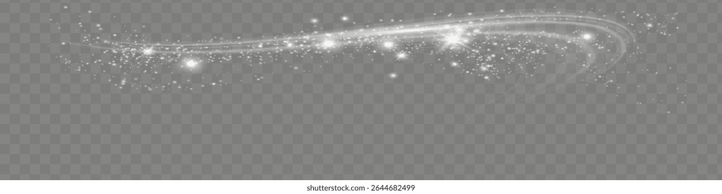 Nieve y viento sobre un fondo transparente. Elemento decorativo degradado blanco. Ilustración vectorial. invierno y nieve con niebla. viento y niebla.