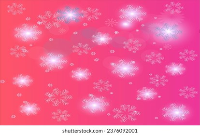 Schnee-Winter-Weihnachtsdesign-Vektorgrafik mit rotem Hintergrund, gut für Deckung