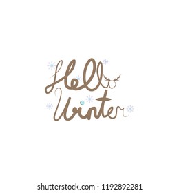 snow winter colored icon. Element of colored winter hand drawn icon for mobile concept and web apps. Detailed Hello winter snow winter icon can be used for web on white background