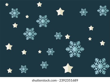 Snow winter concept simple wallpapper background