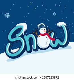 Snow Winter Doll Snowman Decoration
