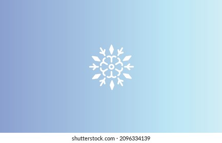 Diseño vectorial del logotipo de invierno de nieve