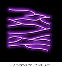 snow winter neon light sign vector. snow winter illustration