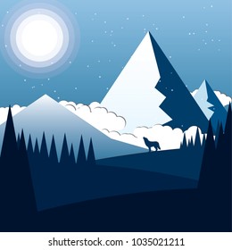 Snow Wolf Paper