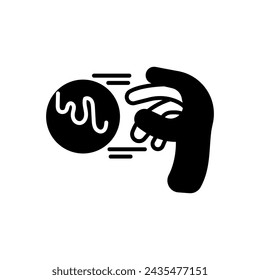 Snowball Fight Diet  icon in vector. Logotype
