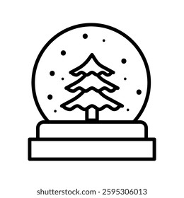 Snowball icon on white background