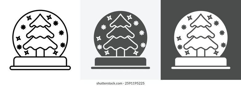 Snowball Icon set vector art