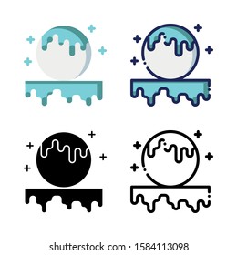 Snowball Icon Set - Winter Holidays