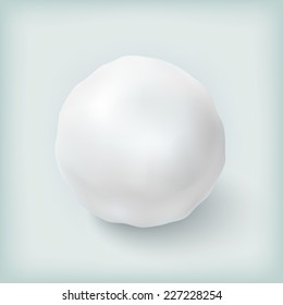 Snowball icon. Vector illustration