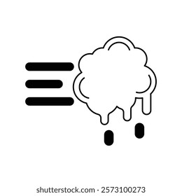 Snowball icon with white background vector stock illustration