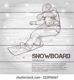 snowboard background design