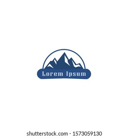 Snowboard Club insignia or badge. Vector. Concept for shirt , print, stamp or tee. vector illustration. mountain vector logo.