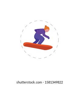 Snowboard colourful clipart flat vector icon.Snowboard colourful clipart flat vector icon.Snowboard colourful clipart flat vector icon.