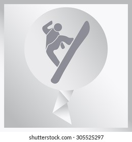 Snowboard icon