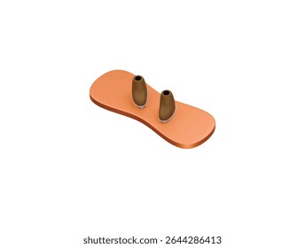 snowboard icon 3d illustration render