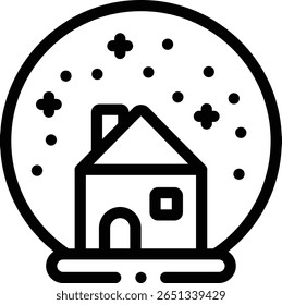 snowboard icon. Thin Linear Style Design Isolated On White Background