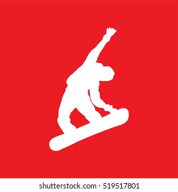 snowboard Icon Vector Illustration
